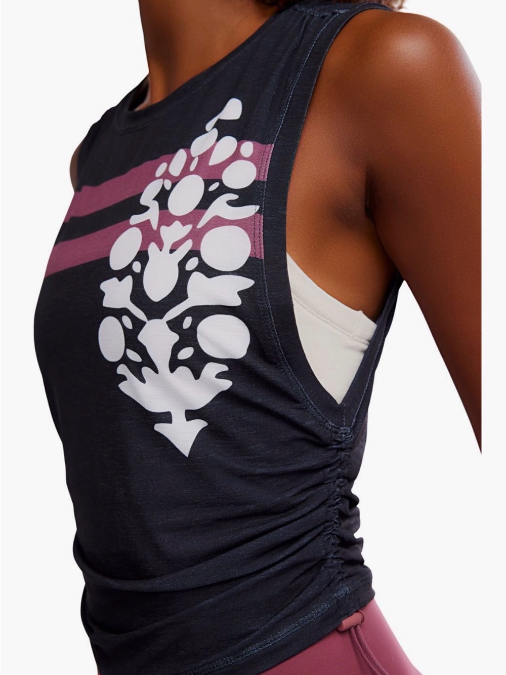 FP Movement by Free People Sport Mode Logo Muscle T-Shirt toggle sides